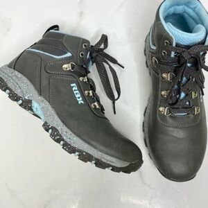 RBX Gray and Blue Ankle Boots